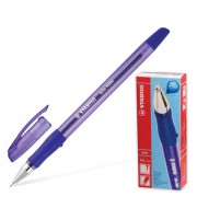 Ручка шариковая STABILO 'Bille', корпус прозрачный, игольчатый узел 0,7 мм, линия 0,38 мм, синяя, 508NF1041