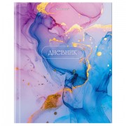 Дневник 1-11 класс 40 л., твердый, BRAUBERG, глянцевая ламинация, 'Мрамор', 107606