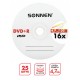 Диски DVD+R SONNEN, 4,7 Gb, 16x, Cake Box (упаковка на шпиле), КОМПЛЕКТ 25 шт., 513532