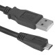 Зарядное устройство сетевое (220 В) DEFENDER UPC-21, кабель microUSB 1 м, выходной ток 2,1 А, черное, 83581