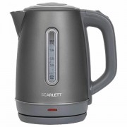 Чайник SCARLETT SC-EK21S42, 1,8 л, 1800 Вт, закрытый нагревательный элемент, стальной корпус