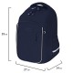 Рюкзак BRAUBERG INTENT, 2 отделения, 4 кармана, 'Navy blue', 39х27х14 см, 273113
