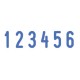 Нумератор ручной ленточный, 6 разрядов, оттиск 27х4 мм, синий, TRODAT 1556, 54886
