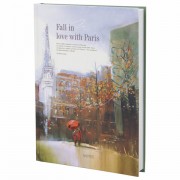 Ежедневник недатированный А5 (145х215 мм), ламинированная обложка, 128 л., STAFF, 'Love in Paris', 113531