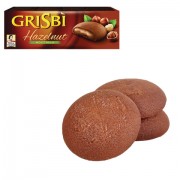 Печенье GRISBI (Гризби) 'Hazelnut', с начинкой из орехового крема, 150 г, Италия, 13829