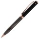 Ручка подарочная шариковая GALANT 'FACTURA', корпус черный/оружейный металл, детали розовое золото, узел 0,7 мм, синяя, 143513