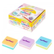 Ластик ЮНЛАНДИЯ 'Square', 30х24х13 мм, прямоугольный, пастельные цвета ассорти, 272673