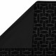 Коврик придверный 60х90 см, ЧЕРНЫЙ, грязезащитный, 430 г/м2, фактурный рисунок АЛМАЗ, ЛЮБАША, 701054