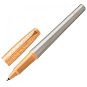 Ручка-роллер PARKER 'Urban Premium Aureate Powder GT', корпус серебристый, позолоченные детали, черная, 1931574