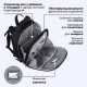 Ранец BRAUBERG SHINY, 2 отделения, с брелоком, 'Хаски', СВЕТЯЩИЙСЯ РИСУНОК, 38х28х14 см, 271383
