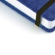 Блокнот А5 (144х212 мм), 100 л., твердая обложка, под кожу, на резинке, BRUNO VISCONTI, 'VELVET', Темно-синий., 3-525/01