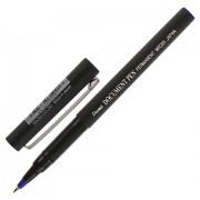Ручка-роллер PENTEL (Япония) 'Document Pen', СИНЯЯ, корпус черный, узел 0,5 мм, линия письма 0,25 мм, MR205-C