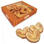 Печенье СЕМЕЙКА ОЗБИ 'Мини-плюшки', ушки с маком и сахаром, 500 г, гофрокороб, 991