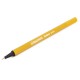 Ручка капиллярная BRAUBERG 'Aero', ЖЕЛТАЯ, трехгранная, металлический наконечник, линия письма 0,4 мм, 142248