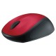 Мышь беспроводная LOGITECH M235, 2 кнопки+1 колесо-кнопка, оптическая, красно-чёрная, 910-002496