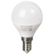 Лампа светодиодная SONNEN, 5 (40) Вт, цоколь E14, шар, теплый белый свет, 30000 ч, LED G45-5W-2700-E14, 453701