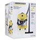 Пылесос KARCHER WD 4 Premium, с пылесборником, мощность 1000 Вт, контейнер из нержавеющей стали, 1.348-150.0