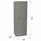Шкаф металлический для документов BRABIX 'KBS-021Т', 1253х420х350 мм, 26 кг, трейзер, сварной, 291154