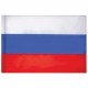 Флаг России, 90х135 см, напольный с флагштоком, высота 2,25 м, оцинкованная сталь с полимерным покрытием