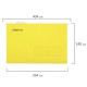 Подвесные папки A4/Foolscap (404х240 мм) до 80 л., КОМПЛЕКТ 10 шт., желтые, картон, STAFF, 270935