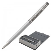 Ручка шариковая PARKER 'Sonnet Premium Metal & Pearl Lacquer CT Slim', тонкая, корпус жемчужный лак с гравировкой, черная, 1931551