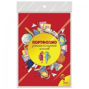 Листы-вкладыши для портфолио школьника, 16 листов, 'Веселые карандаши', HATBER, 16Пу4_12645, N165973