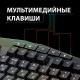 Клавиатура проводная игровая SONNEN Q9M, USB, 104 клавиши + 10 мультимедийных, RGB, черная, 513511