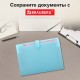 Папка-органайзер на кнопке 12 отделений, BRAUBERG 'Extra', А4, голубая с розовым, 271932