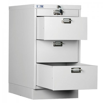 Шкаф металлический для документов ПРАКТИК 'MDC-A3/650/4', 4 ящика, 650х347х546 мм, собранный