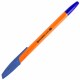 Ручка шариковая BRAUBERG 'X-333 ORANGE', 12+1 В ПОДАРОК!, синяя, КОМПЛЕКТ 13 шт., узел 0,7 мм, линия 0,35 мм, 144254