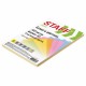 Бумага цветная STAFF 'Profit' МАЛОГО ФОРМАТА (148х210 мм), А5, 80 г/м2, 100 л. (5цв. х 20 л.), цветная пастель, для офиса и дома, 110891