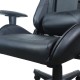 Кресло компьютерное BRABIX 'GT Carbon GM-115', две подушки, экокожа, черное, 531932