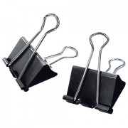 Зажимы для бумаг STAFF ECO, КОМПЛЕКТ 12 шт., 19 мм, на 60 листов, черные, картонная коробка, 274031