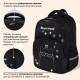 Рюкзак BRAUBERG SOFT, 2 отделения, 3 кармана, 'Кот с характером', СВЕТЯЩИЙСЯ, 40х31х15 см, 274401