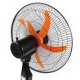 Вентилятор напольный, 3 режима, SONNEN TF-50W-45-А304, d=45 см, 50 Вт, черный, 454789