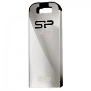 Флеш-диск 64 GB, SILICON POWER Jewel J10, USB 3.1, металлический корпус, серебристый, SP64GBUF3J10V1K