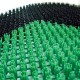 Коврик входной пластиковый грязезащитный 'ТРАВКА' 55х40 см, толщина 18 мм, зеленый-черный, IDEA, М2280, М 2280