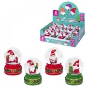 Снежный шар 'Гномики' диаметр 45 мм, полистоун/стекло, 4 дизайна ассорти, ЗОЛОТАЯ СКАЗКА, 592597