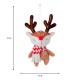 Украшение новогоднее интерьерное 23 см 'Оленёнок в шарфе', полиэстер, ЗОЛОТАЯ СКАЗКА, 592510