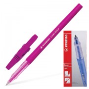 Ручка шариковая STABILO 'Liner', РОЗОВАЯ, корпус розовый, узел 0,7 мм, линия письма 0,3 мм, 808/56