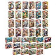 Пазл картонный 54 элемента 'ОЧАРОВАТЕЛЬНЫЕ МОРДАШКИ', АССОРТИ, 40 видов, 175х130 мм, HATBER