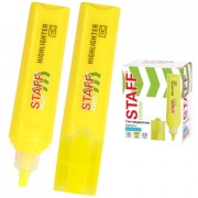 Текстовыделитель STAFF 'EVERYDAY HL-720', ЖЕЛТЫЙ, линия 1-5 мм, скошенный наконечник, 152553