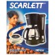Кофеварка капельная SCARLETT SC-038, объем 0,6 л, мощность 600 Вт, подогрев, пластик, черная