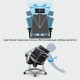 Кресло МЕТТА 'YOGA' Y 4DF B2-5D, адаптивная спинка, 3D-подголовник, сверхпрочная сетка, черное