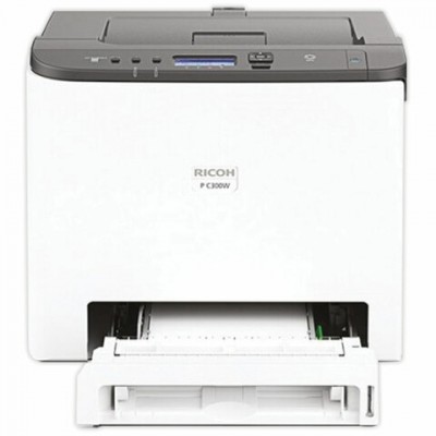 Принтер лазерный ЦВЕТНОЙ RICOH P C300W, А4, 25 стр/мин, ДУПЛЕКС, Wi-Fi, NFC, сетевая карта, 408333