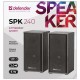 Колонки компьютерные DEFENDER SPK 240, 2.0, 6 Вт, дерево, черные, 65224