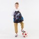 Ранец ЮНЛАНДИЯ EXTRA, с дополнительным объемом, 'Soccer ball', 38х29х18 см, 270677