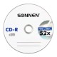 Диск CD-R SONNEN, 700 Mb, 52x, Slim Case (1 штука), 512572