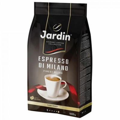 Кофе в зернах JARDIN (Жардин) 'Espresso di Milano', натуральный, 1000 г, вакуумная упаковка, 1089-06-Н