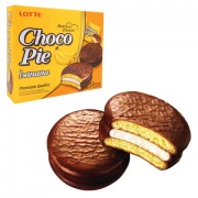 Печенье LOTTE 'Choco Pie Banana' (Чоко Пай Банан), глазированное, 336 г, 12 шт. х 28 г, 000000014